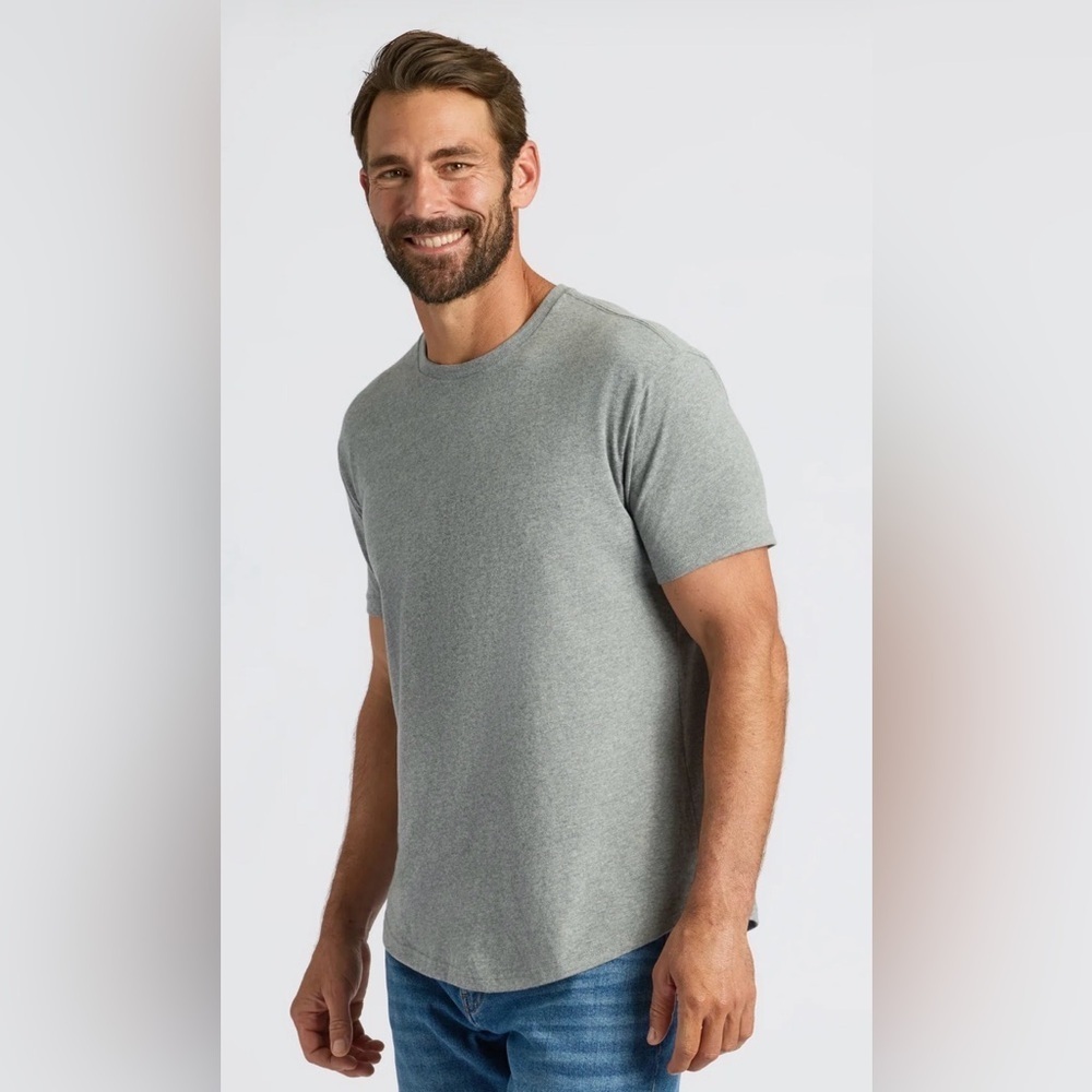 True Classic Gray Men's Short Sleeve Tee XL